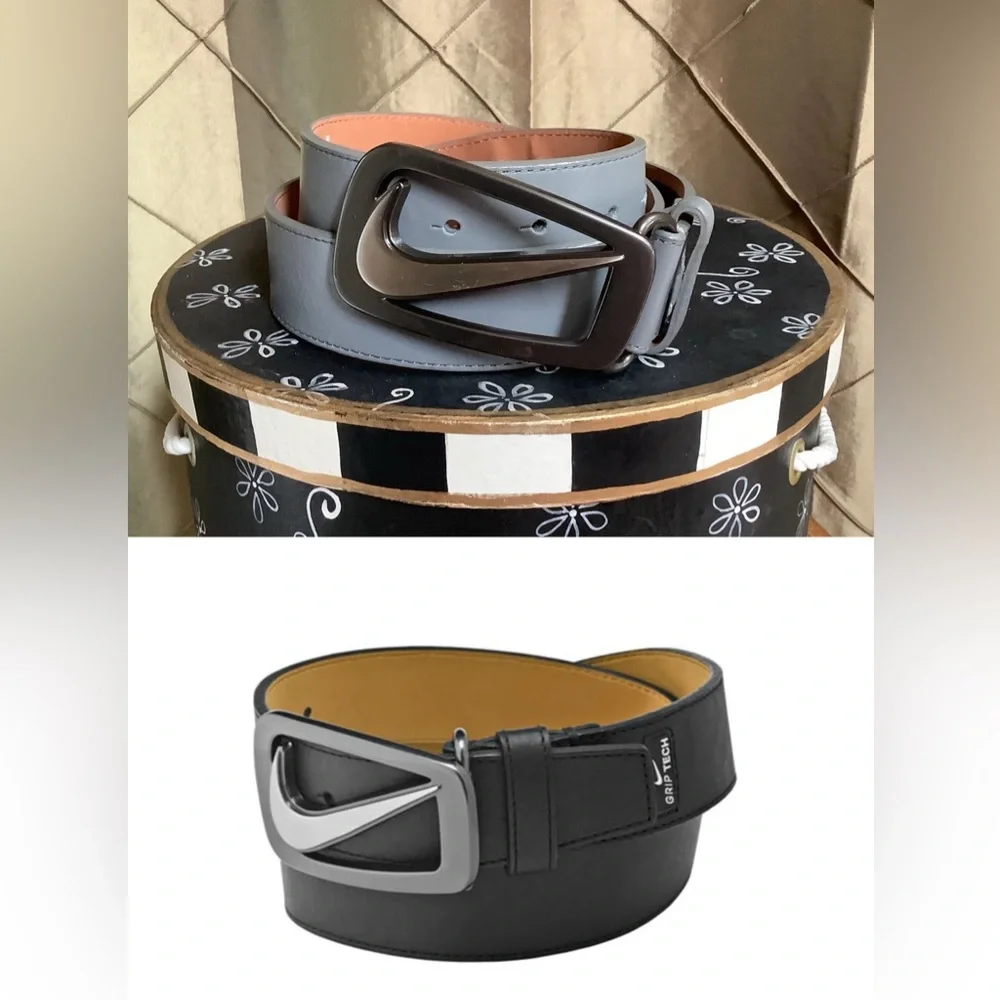 VGUC- Nike Golf ‘Grip Tech’ Leather Belt